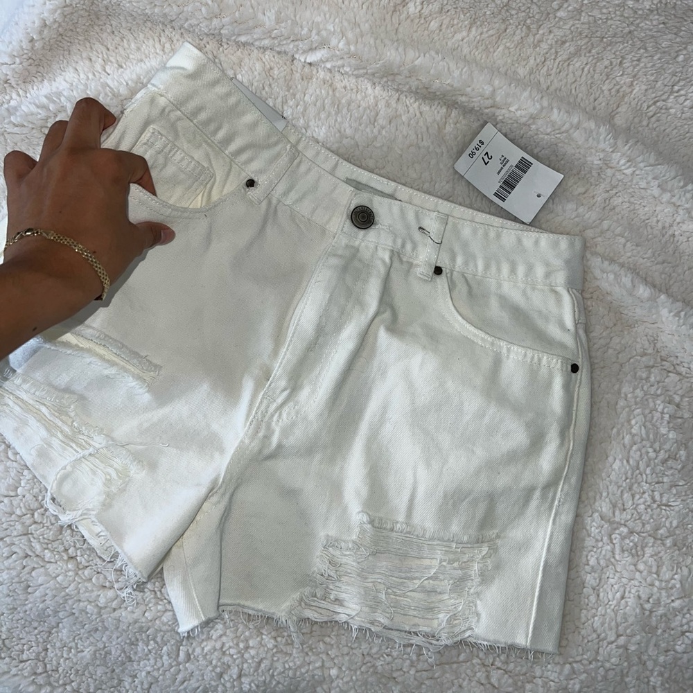 White Shorts